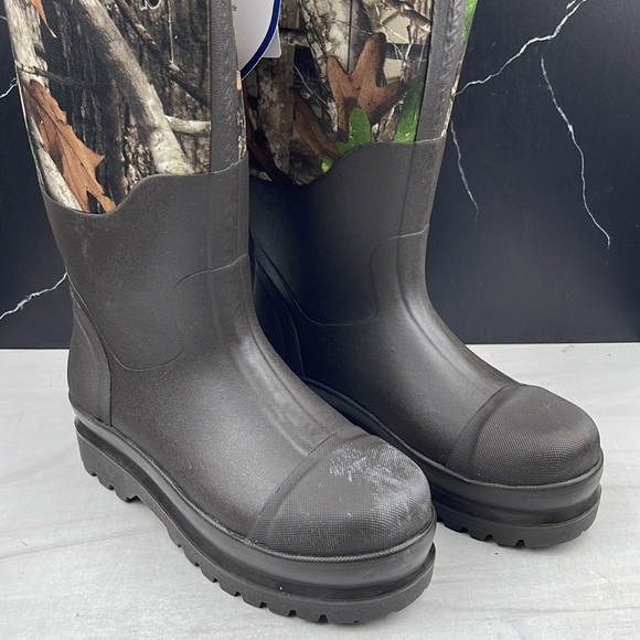 Hisea Other - Hisea Men’s Waterproof Rubber Boots Black/Camo sz 6